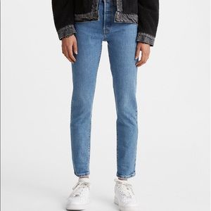 Women's 501 Distressed Skinny Jeans